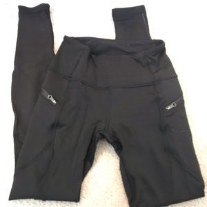 Lululemon Black Speed Tights VGUC Size 4